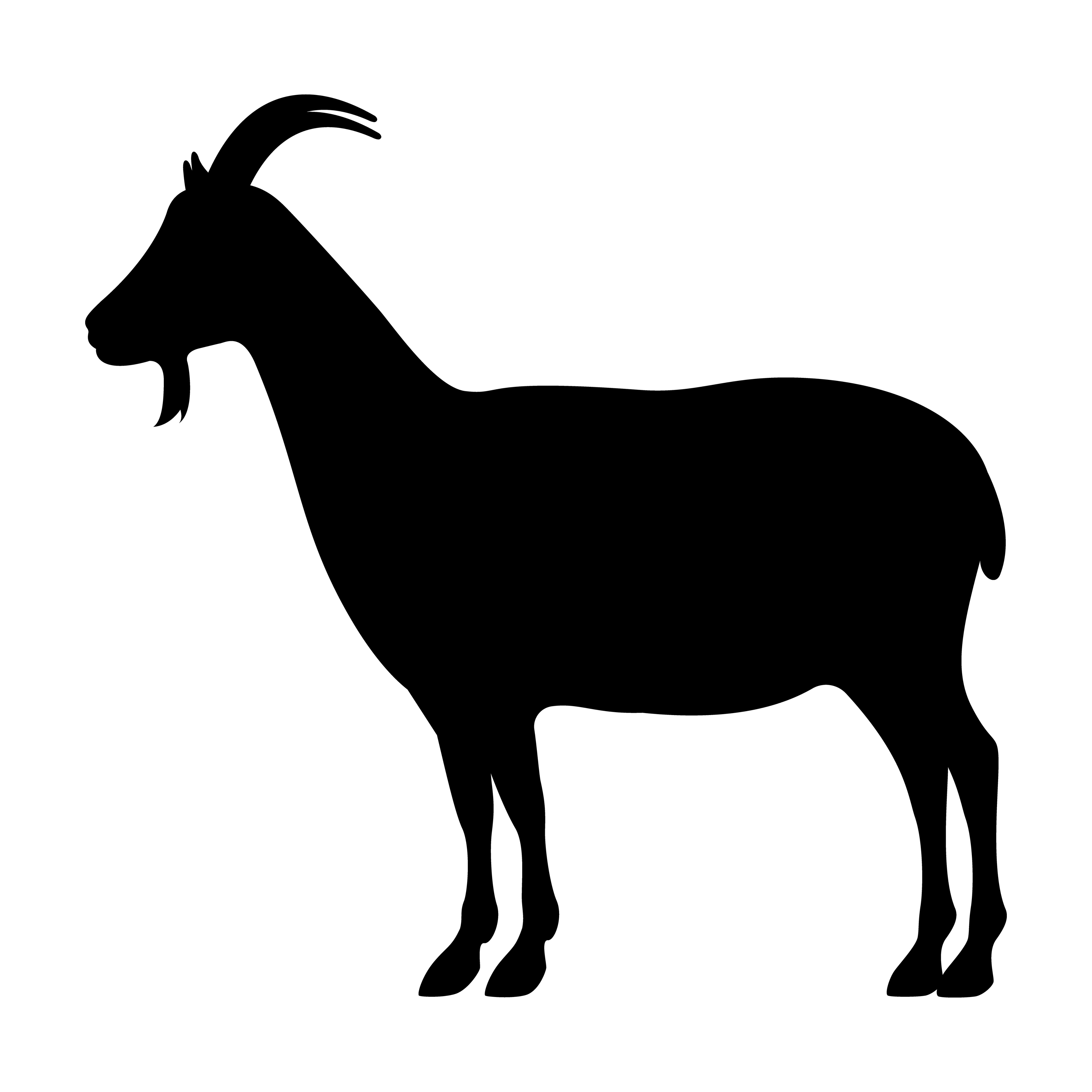Goat silhouette